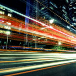 light trails