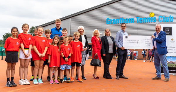 Larkfleet Group proudly sponsor Grantham Tennis Club & Gym